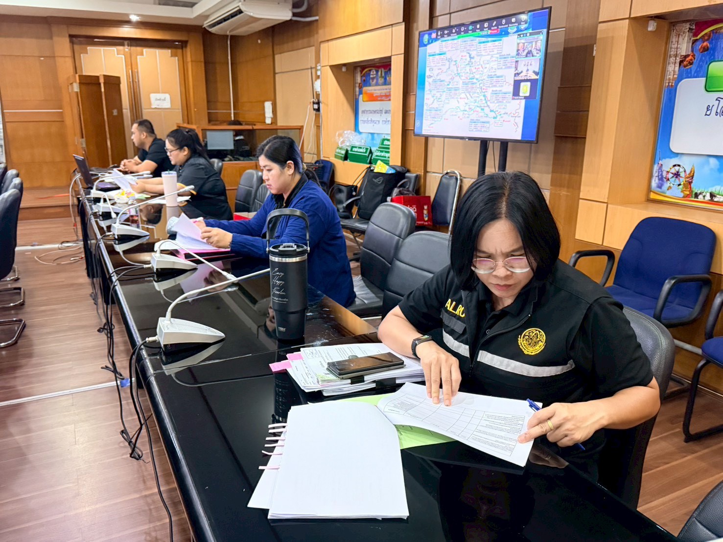 title - ส.ป.ก.ยโสธร ร่วมประชุมคณะกรรมการศูนย์ติดตามและแก้ไขปัญหาภัยพิบัติด้านการเกษตร จังหวัดยโสธร ครั้งที่ 5/2569
